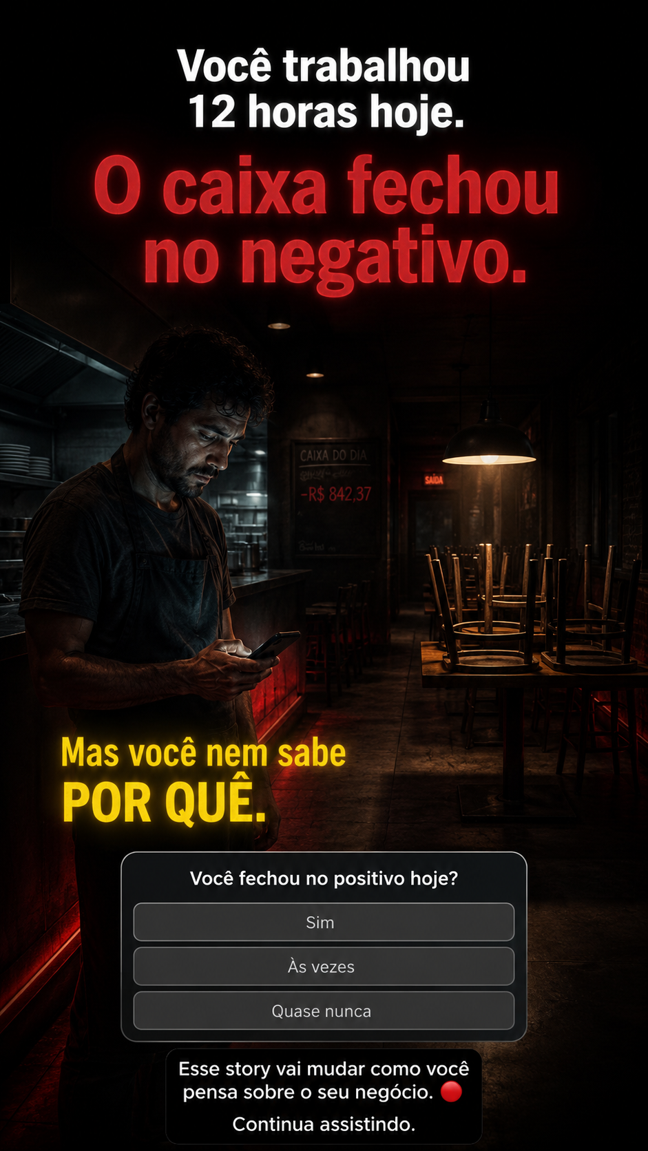 Você trabalhou 12h. O caixa fechou no negativo. E você nem sabe por quê.